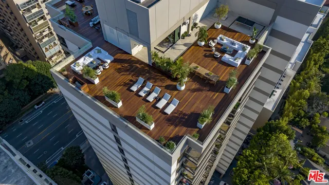 a view of an outdoor sitting area