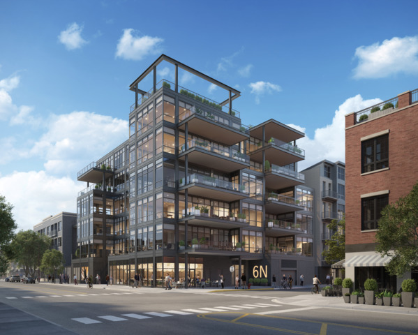 6 North Carpenter Street, Unit 3E Chicago, IL 60607 - Photo 1 of 9 a view of a building and a street