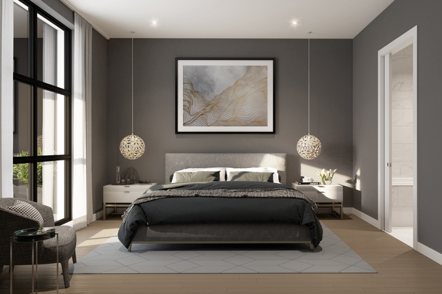 6 North Carpenter Street, Unit 3E Chicago, IL 60607 - Photo 4 of 9 a bedroom with a bed and a window