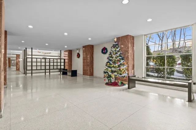 a view of city and mountain