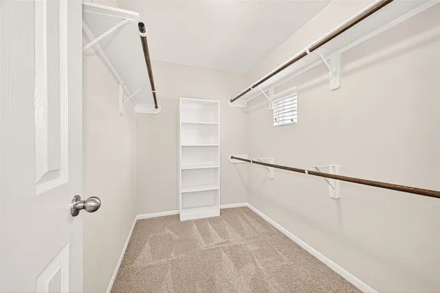 a view of walk in closet