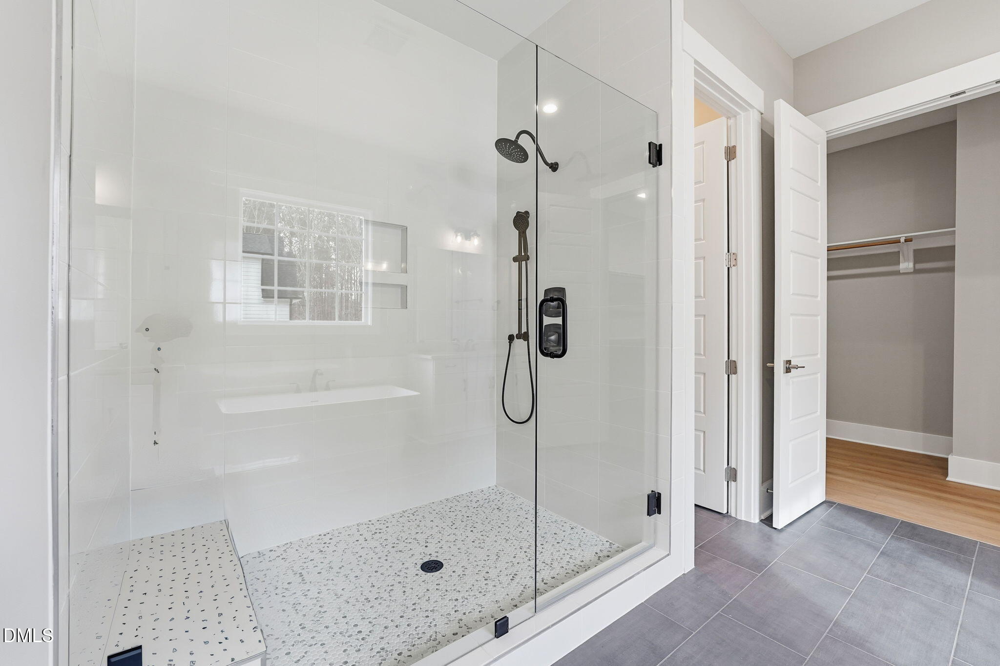 318 Ivy Rdg Road Chapel Hill, NC 27516 - Photo 33 of 47 a bathroom with a glass shower door