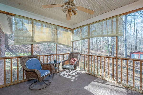 a view of a chairs in balcony