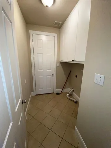 a backyard of a house with yard and garage