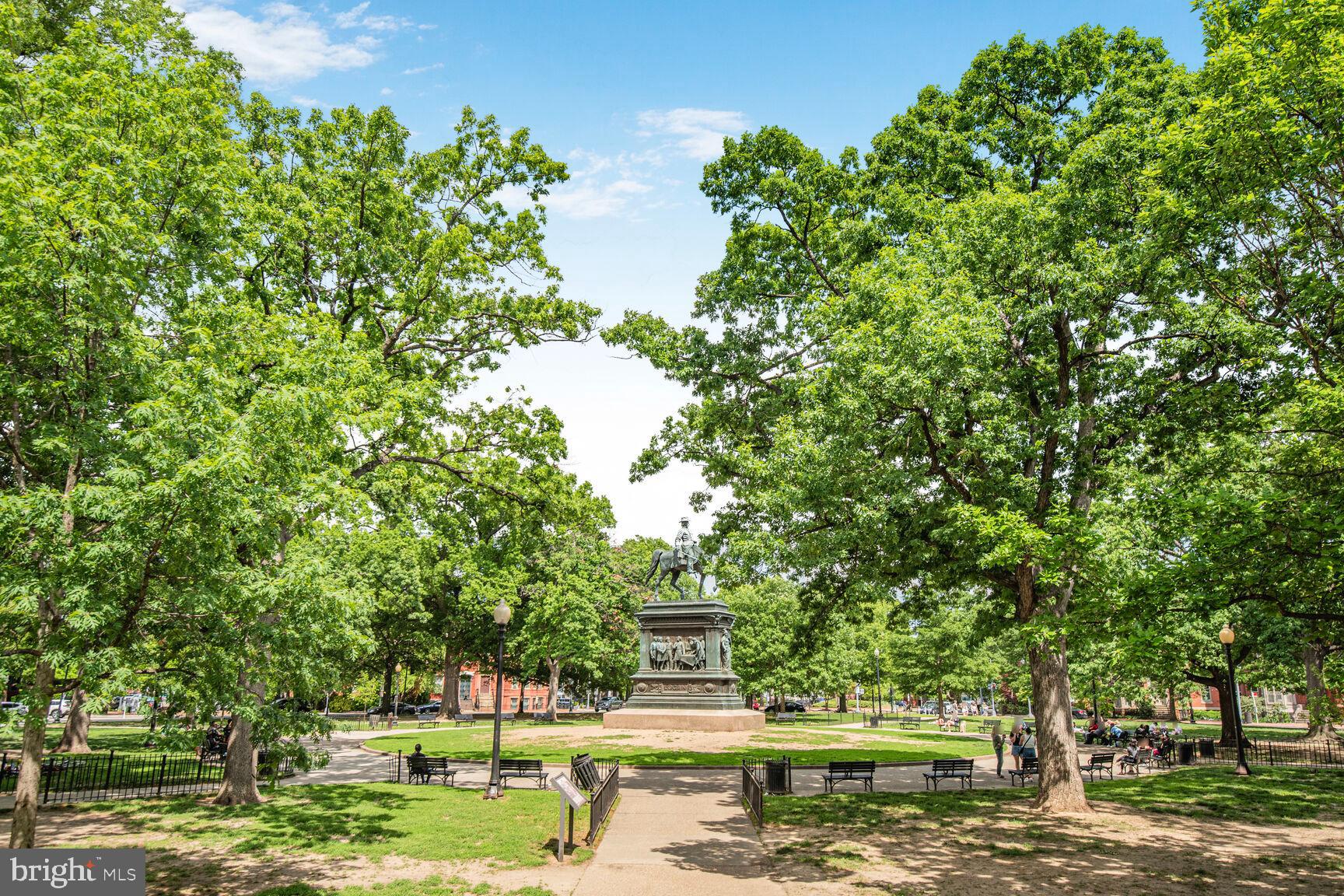1437 Rhode Island Avenue Northwest, Unit 101 Washington, DC 20005 - Photo 33 of 36 a view of a yard with plants