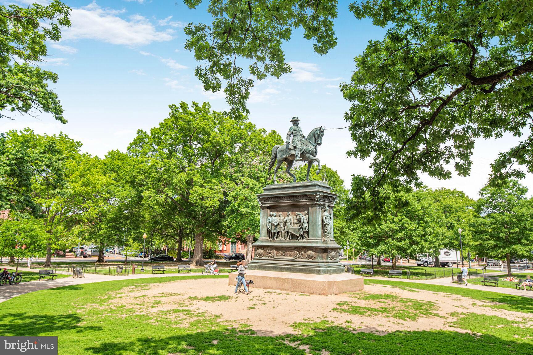 1437 Rhode Island Avenue Northwest, Unit 101 Washington, DC 20005 - Photo 5 of 36 a view of a yard with an outdoor space