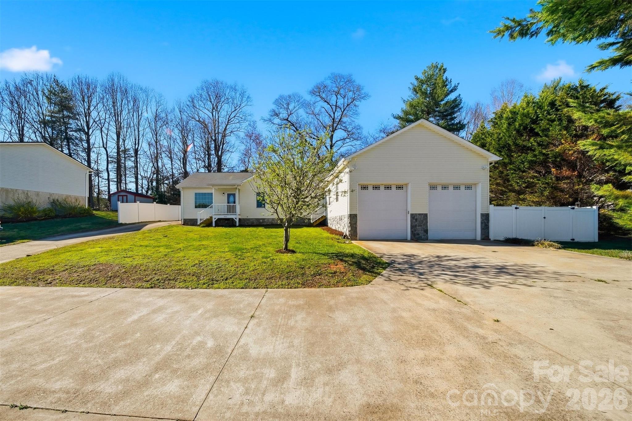 4771 Petra Mill Road Granite Falls, NC 28630 - Photo 5 of 46 a view of outdoor space yard and garage