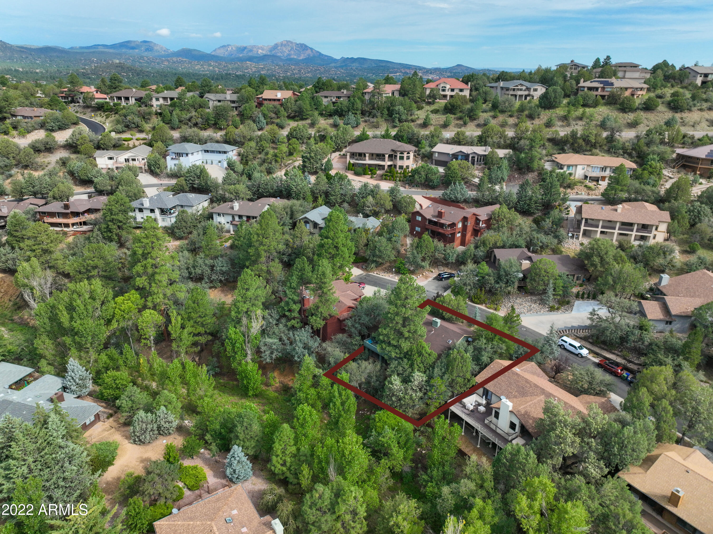 1265 Coyote Road Prescott, AZ 86303 - Photo 6 of 62 Aerial Overview 2