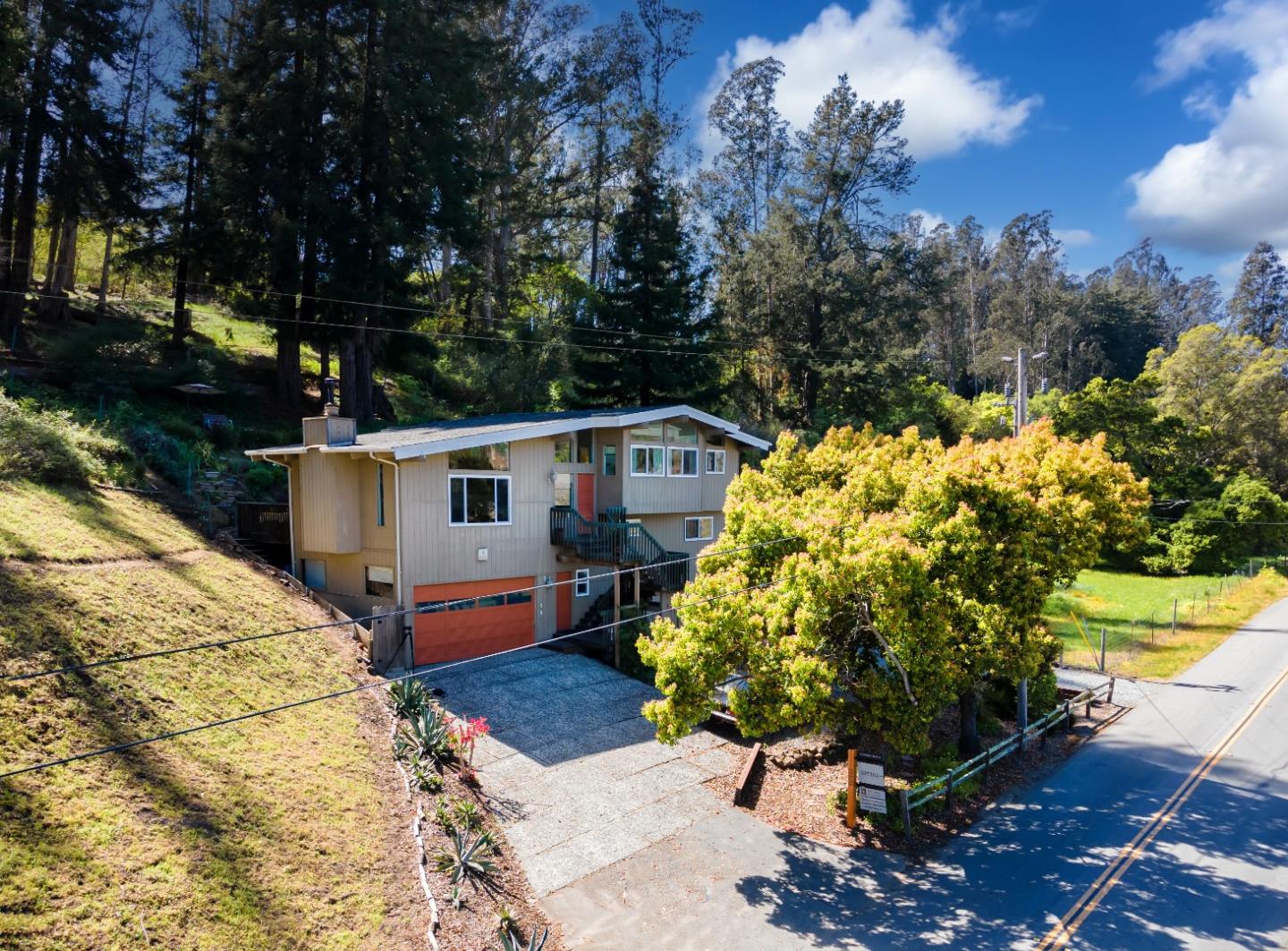 757 Pleasant Valley Road Aptos, CA 95003 - Photo 38 of 41 a house view with a garden space