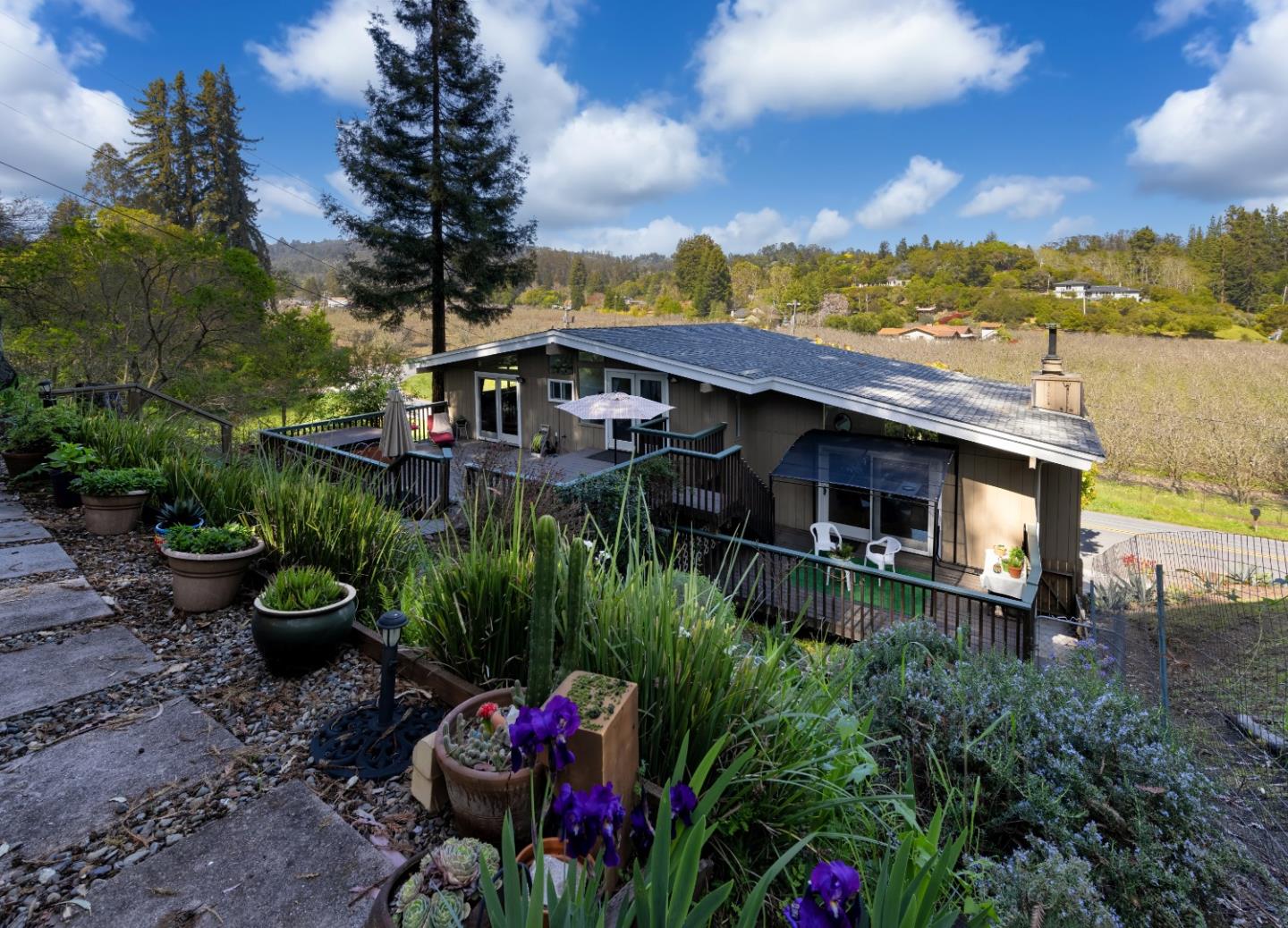 757 Pleasant Valley Road Aptos, CA 95003 - Photo 5 of 41 a view of a garden