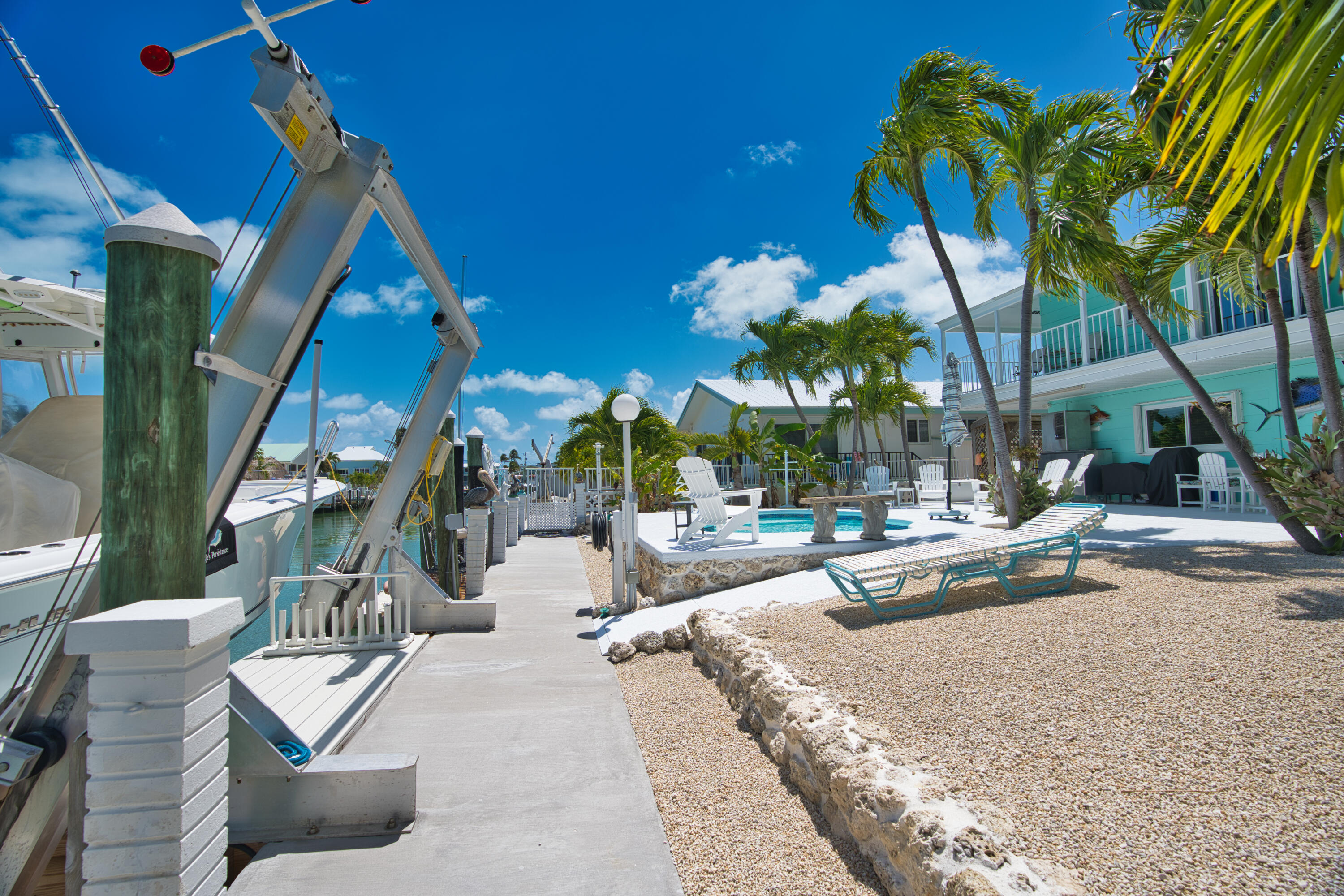 330-340 4th Street Key Colony Beach, FL 33051 - Photo 11 of 68 a view of a patio with swimming pool