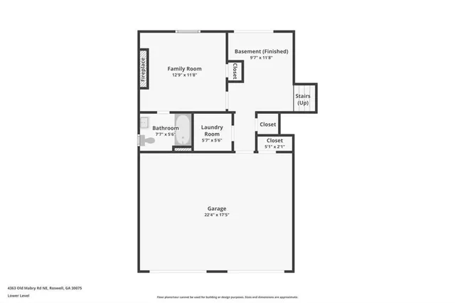 $515,000 | 4363 Old Mabry Road Northeast, Roswell, GA 30075