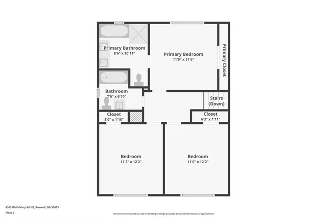 $515,000 | 4363 Old Mabry Road Northeast, Roswell, GA 30075