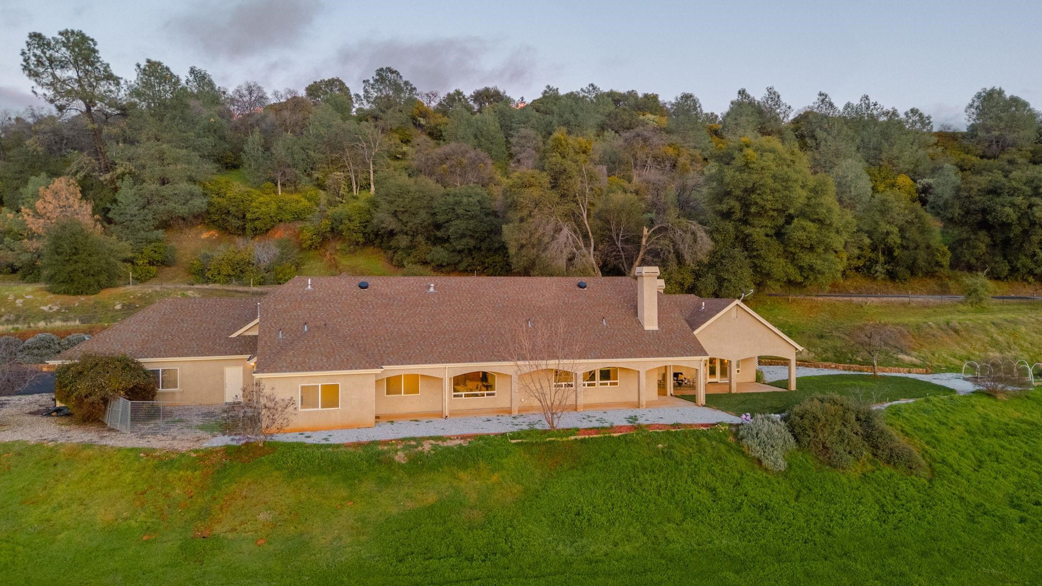 17550 Old Wards Ferry Road Sonora, CA 95370 - Photo 46 of 59 Aerial view of property's location with a heavily wooded area