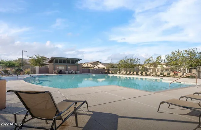 a view of a terrace with yard and lake view