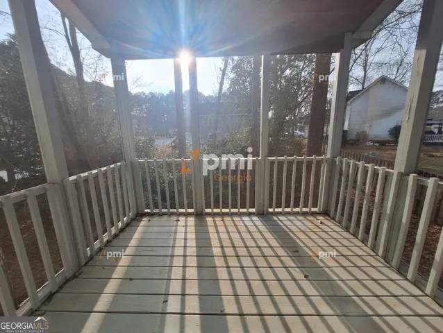 a view of wooden floor