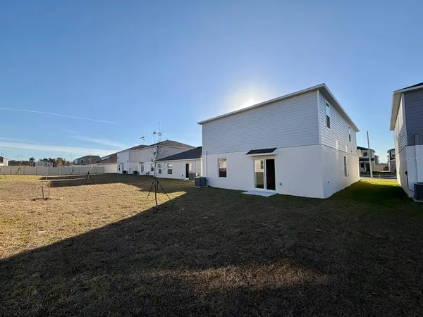a house view with a outdoor space