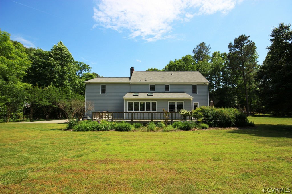5200 Copperpenny Road Chesterfield, VA 23832 - Photo 22 of 24 a view of a house with garden and trees