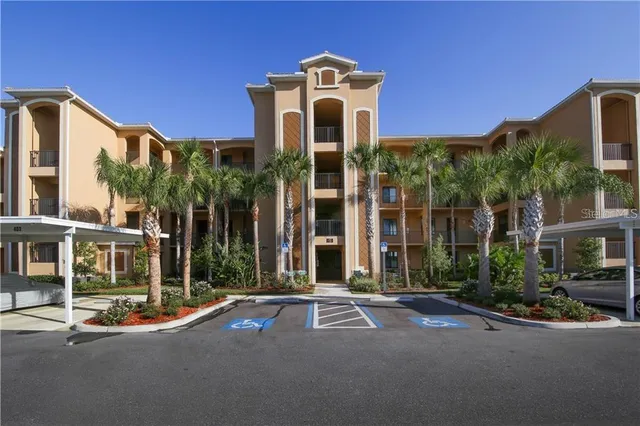 front view of a building with a porch