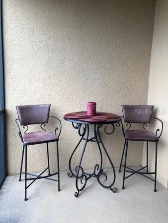 a view of a street from a balcony