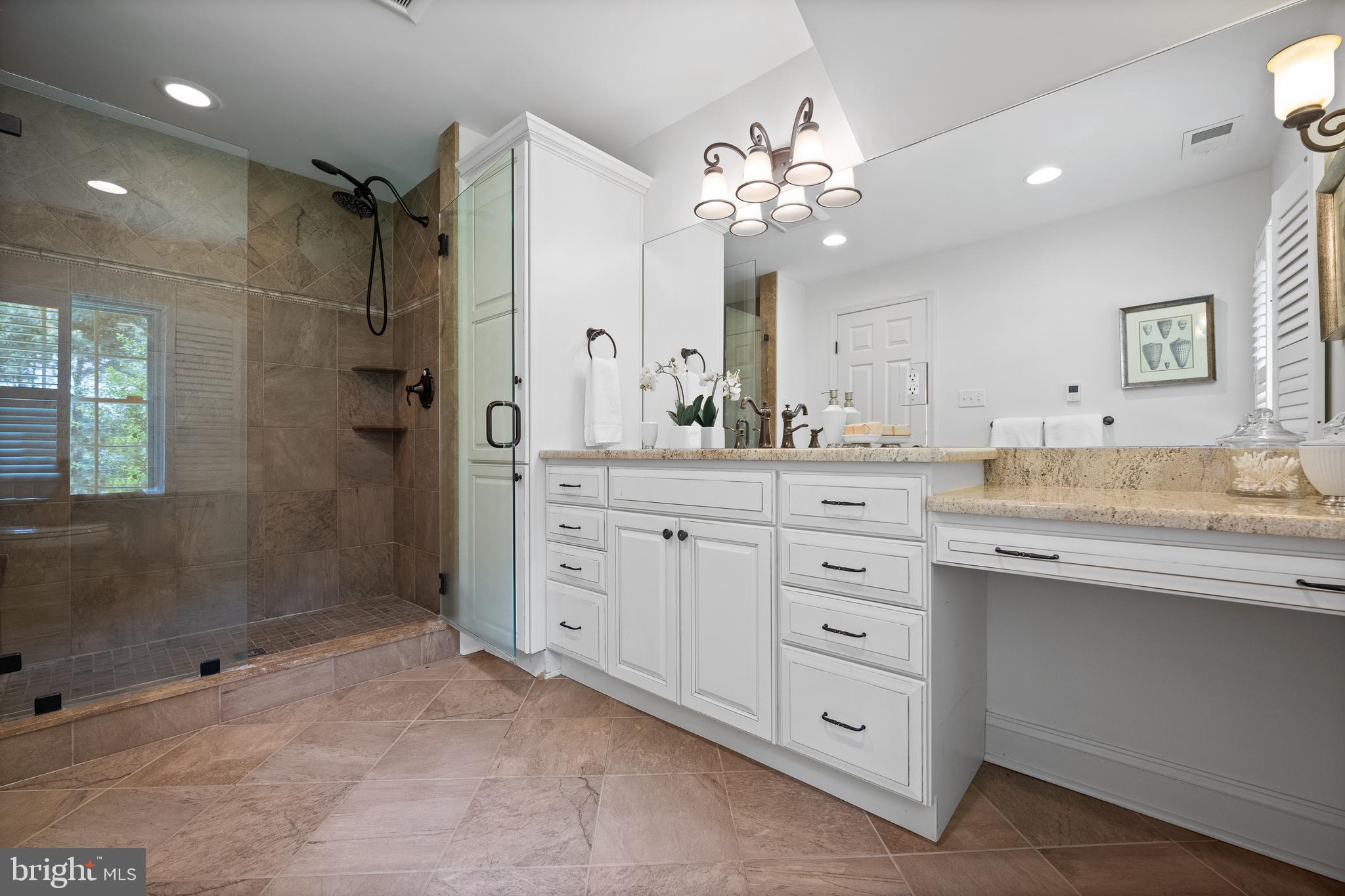 138 Davis Road Malvern, PA 19355 - Photo 60 of 96 Walk-in shower, granite counters - sweet Bath!