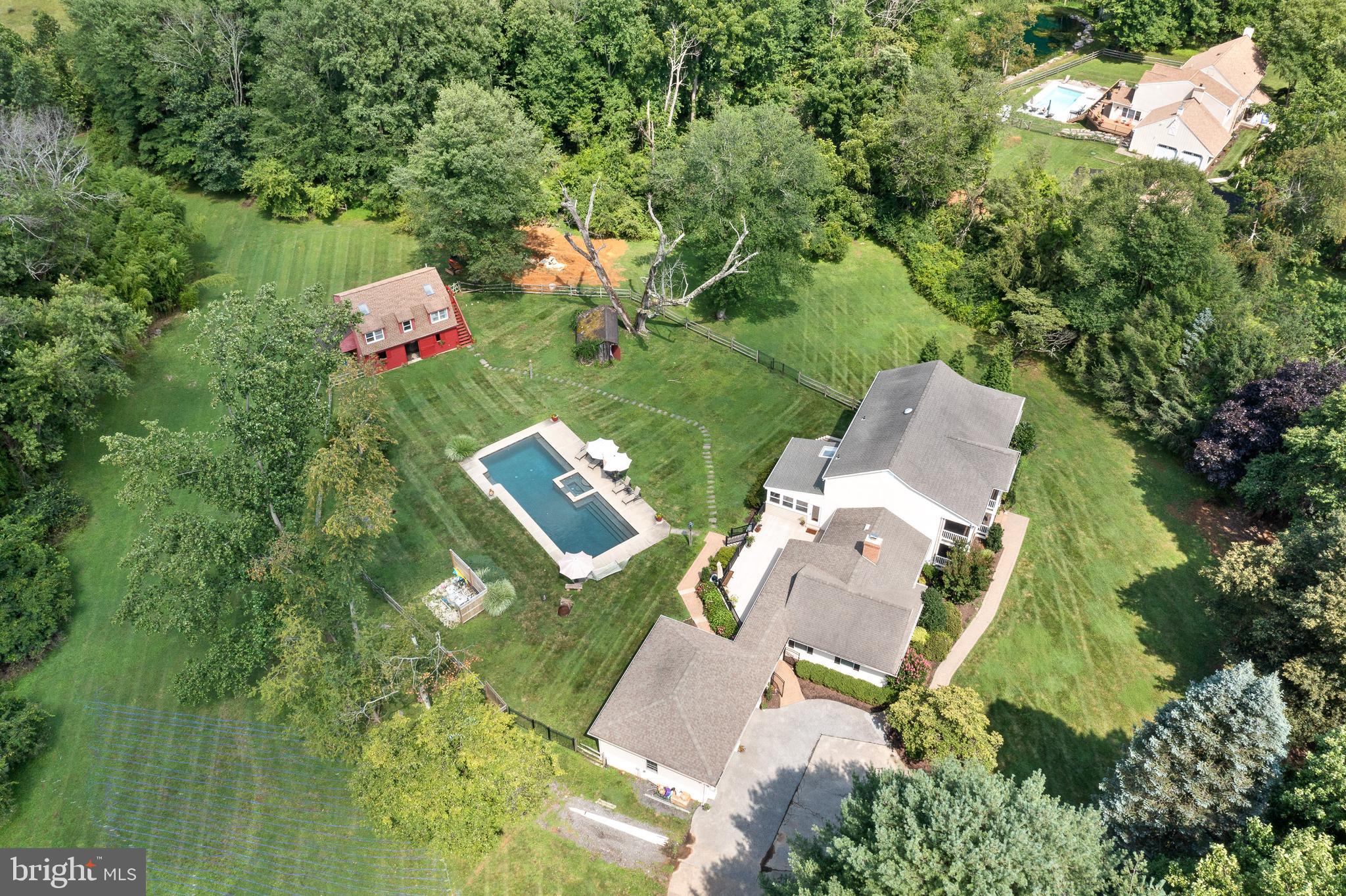 138 Davis Road Malvern, PA 19355 - Photo 95 of 96 Feced Yard around Pool & front of Barn