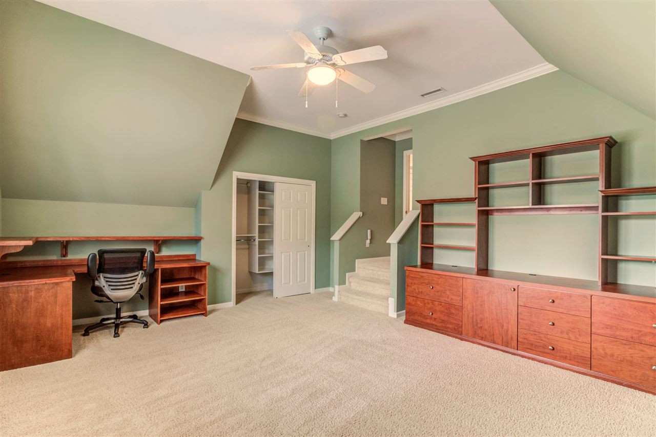 2100 Stanton Hall Court Raleigh, NC 27614 - Photo 21 of 25 Large Bonus Room or 4th Bedroom with Closet and Built-Ins! Bonus Room
