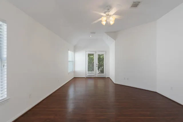 a view of entryway and hall with a window