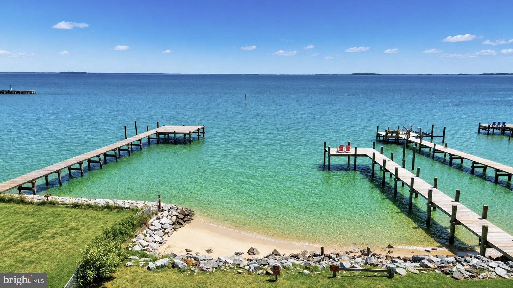125 Allegany Road Stevensville, MD 21666 - Photo 55 of 64 Private beach - aerial view