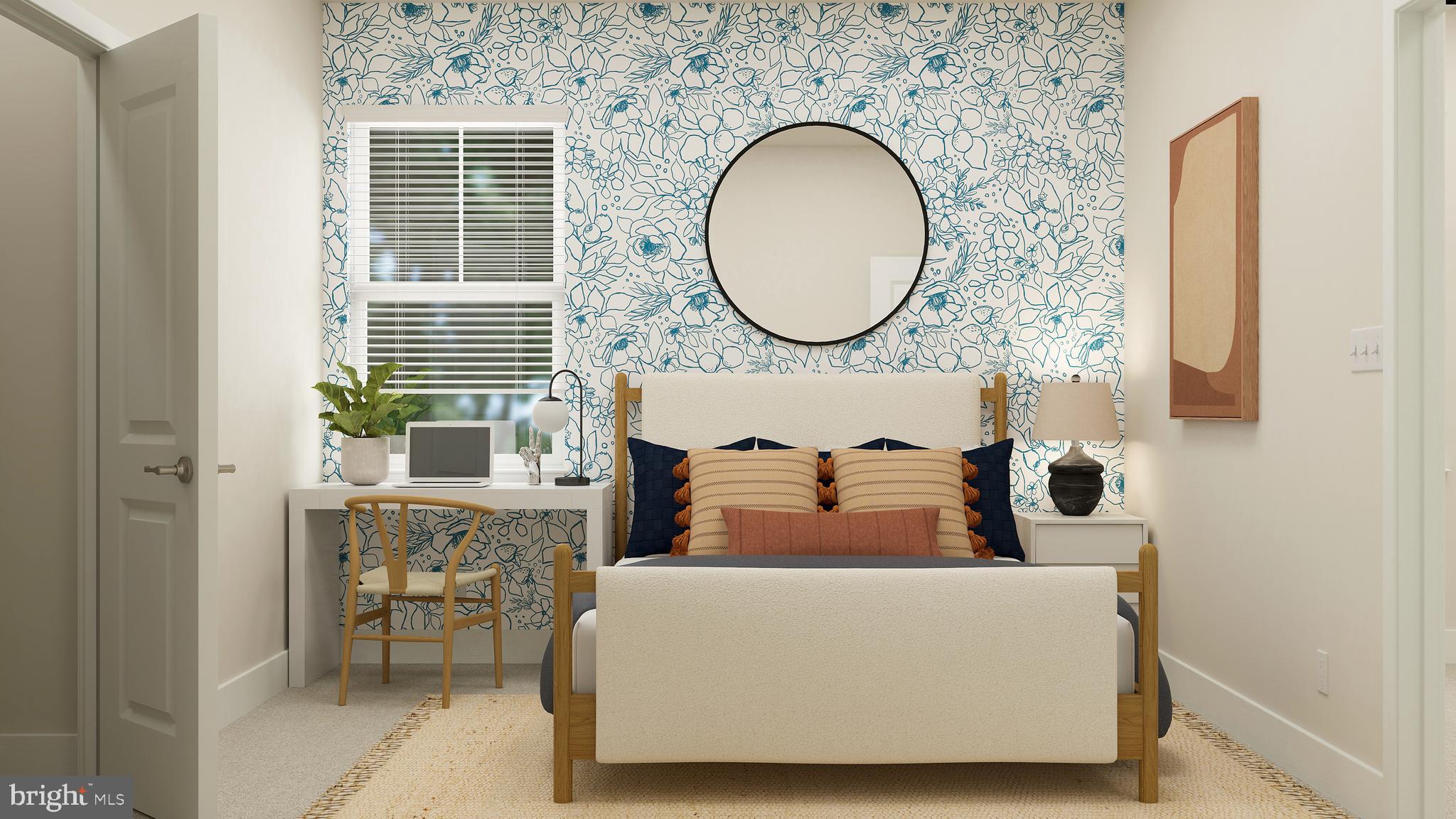 17043 Gathering Street Boyds, MD 20841 - Photo 11 of 29 a living room with furniture and a large mirror