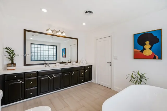 a room with storage and utility room