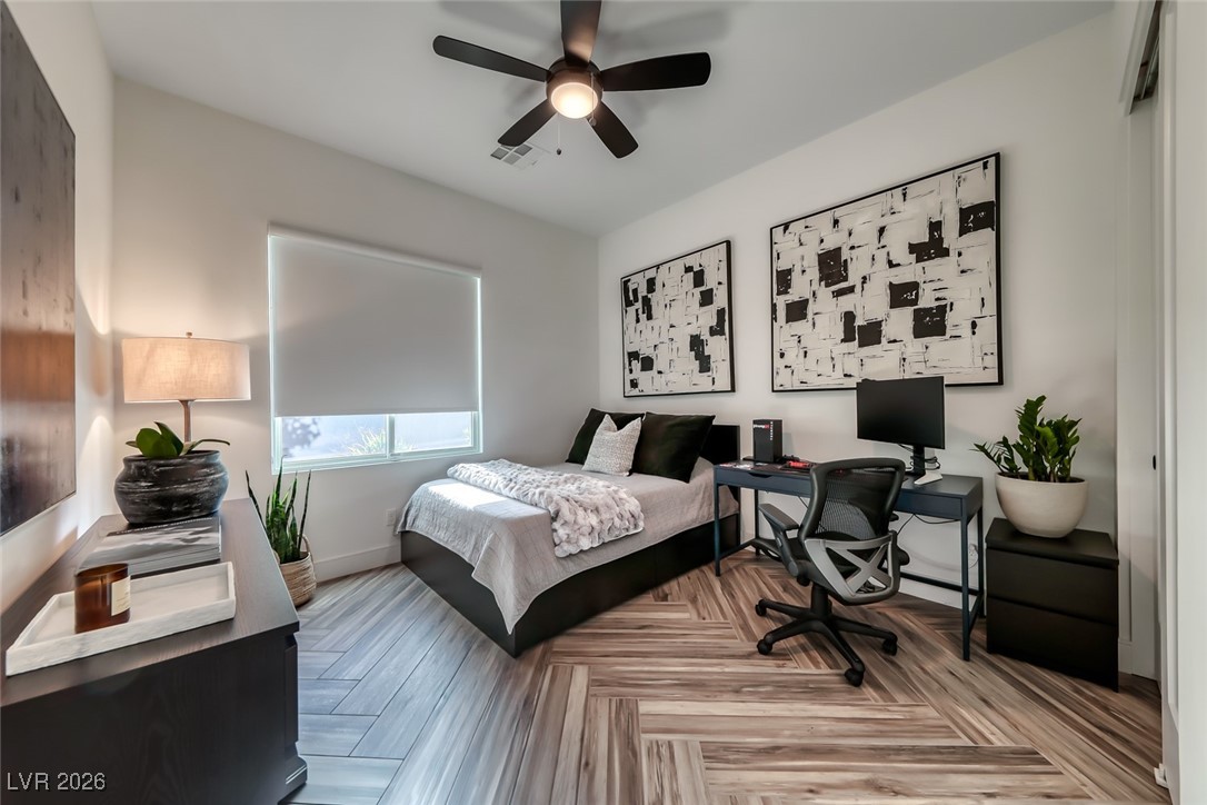 2216 Sky Pointe Ridge Drive Henderson, NV 89052 - Photo 41 of 79 Bedroom #4 offers dual slider closets