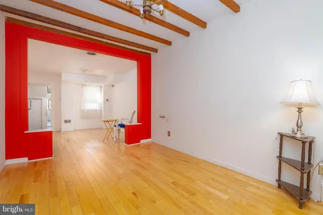 a view of an empty room