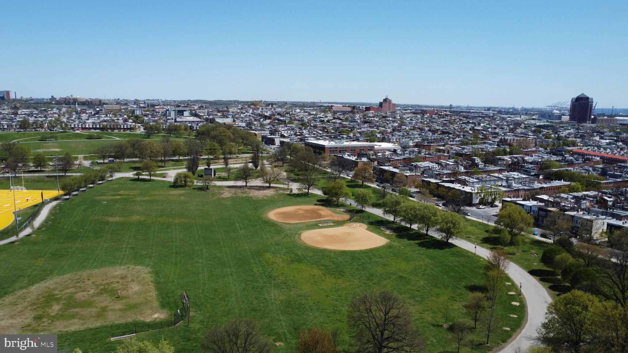 510 South Patterson Park Avenue Baltimore, MD 21231 - Photo 34 of 41 an aerial view of a city with lots of residential buildings