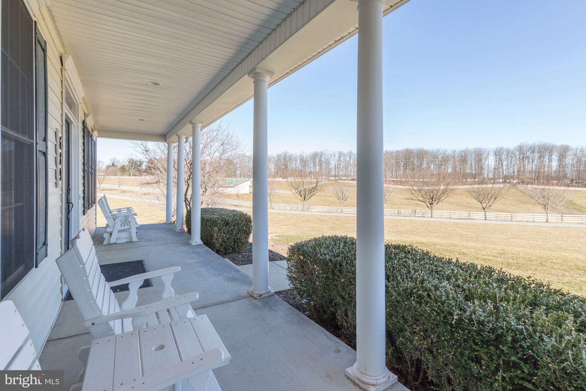 689 West Watersville Road Mount Airy, MD 21771 - Photo 5 of 50 BEAUTIFUL VIEWS FROM YOUR COVERED FRONT PORCH