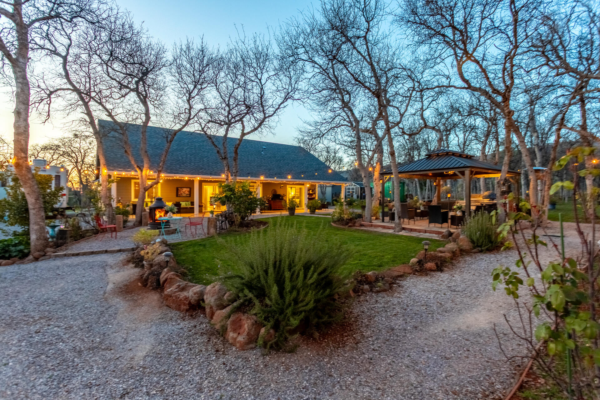 5511 Wilson Hill Road Manton, CA 96059 - Photo 29 of 71 a view of a street with plants and trees