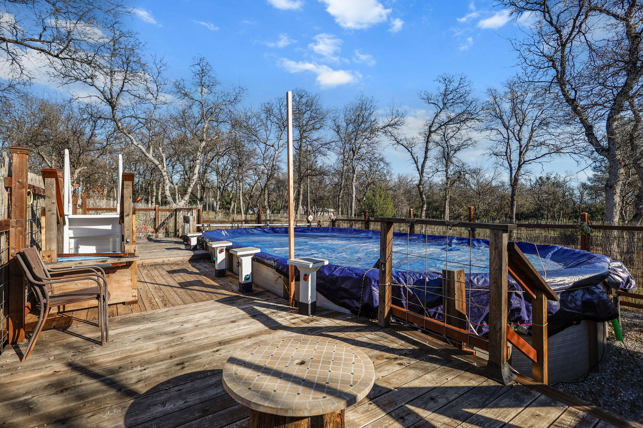 5511 Wilson Hill Road Manton, CA 96059 - Photo 37 of 71 a view of a patio with iron fence