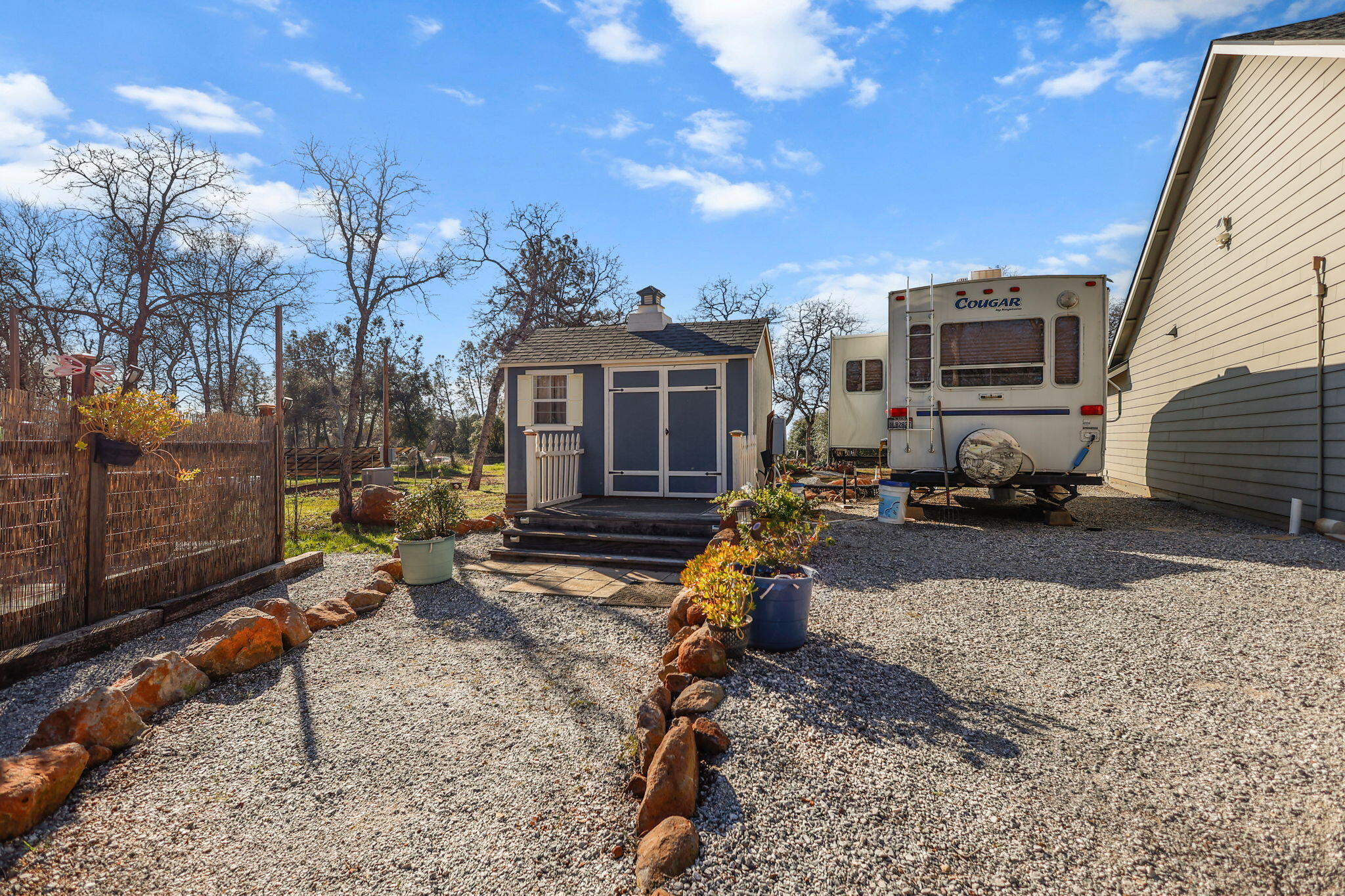5511 Wilson Hill Road Manton, CA 96059 - Photo 41 of 71 a view of a backyard with a patio