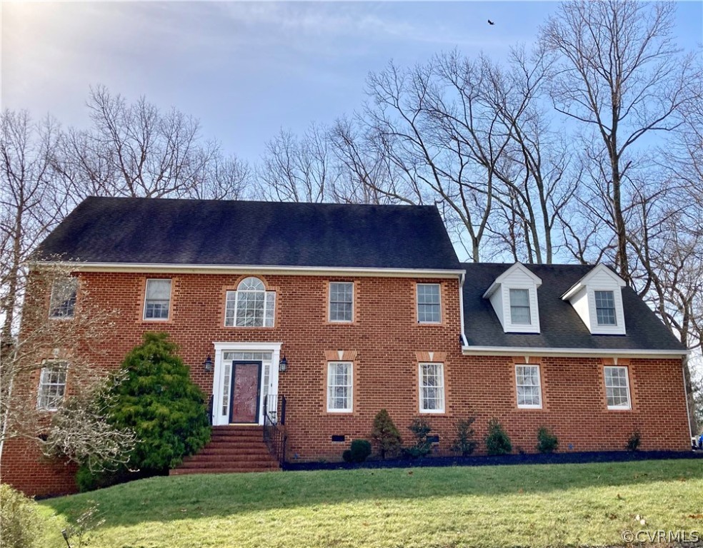 front view of house with a yard