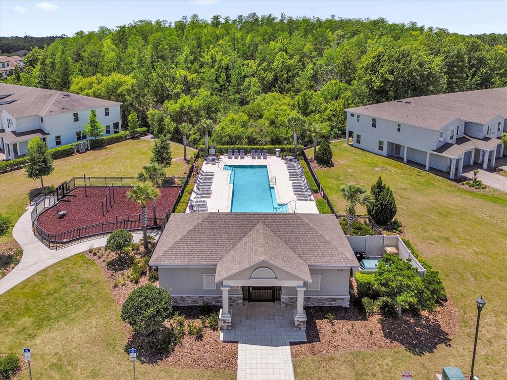 3470 Beau Road Kissimmee, FL 34746 - Photo 39 of 40 an aerial view of a house with a garden