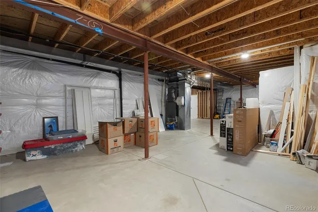 a view of storage and utility room