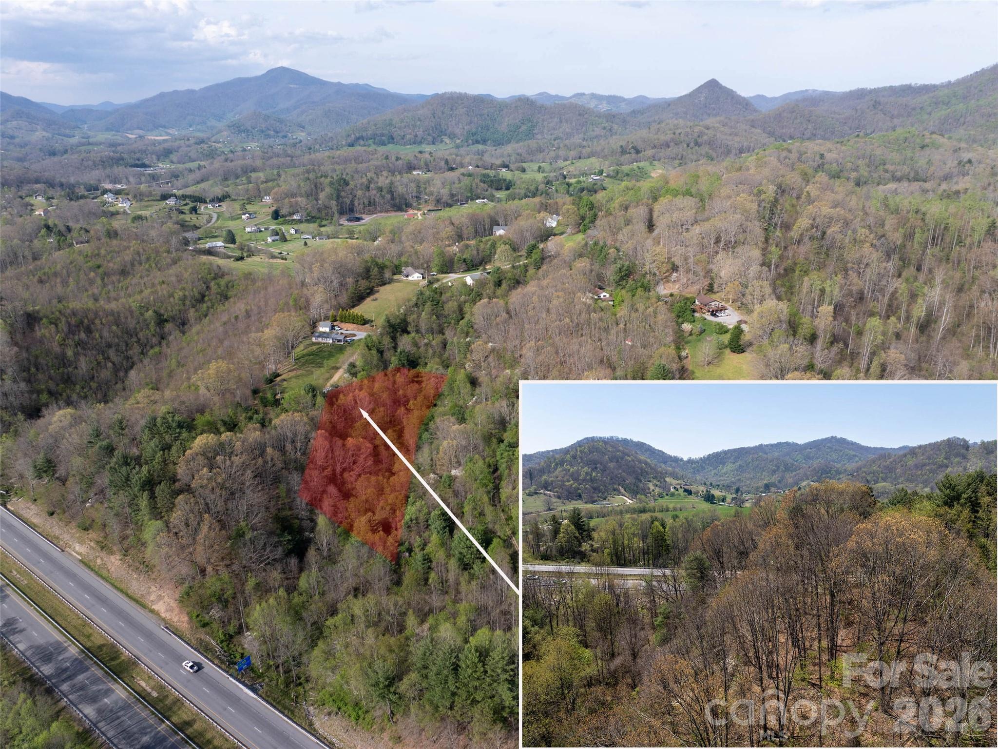 Lot 43 Sunnybrook Trail Clyde, NC 28721 - Photo 2 of 11 a view of city and mountain