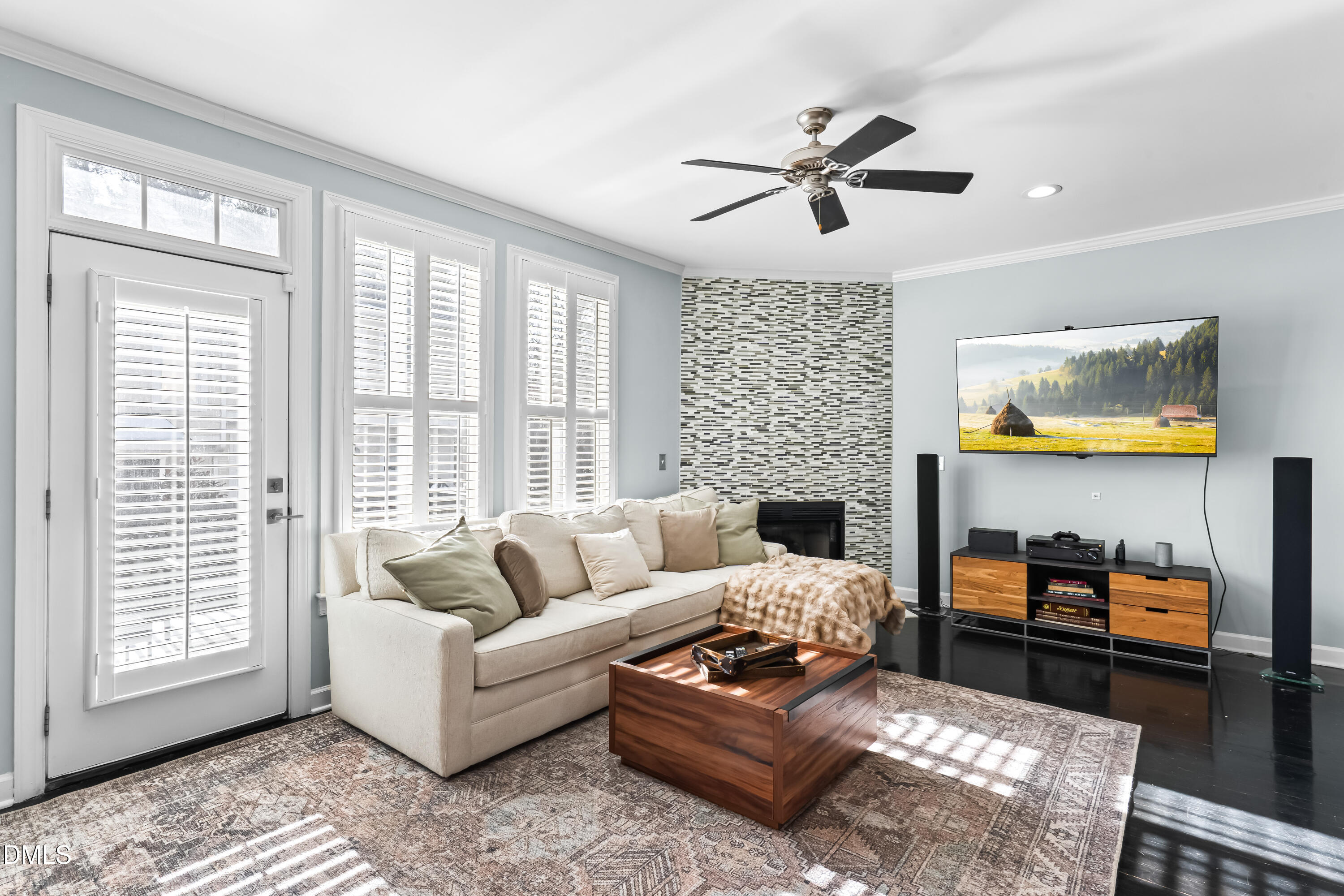 6104 Shandwick Court Raleigh, NC 27609 - Photo 13 of 40 a living room with furniture and a window
