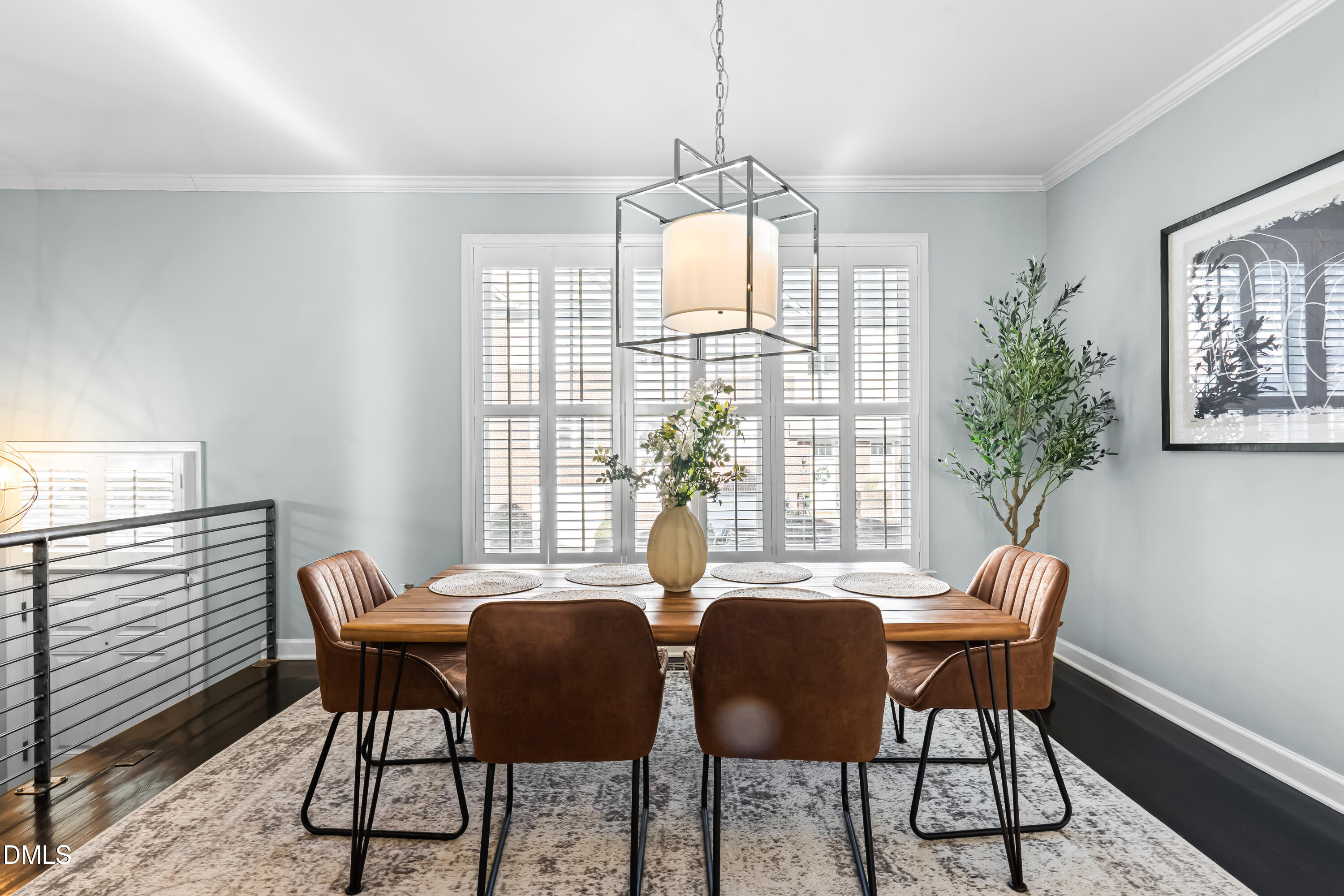 6104 Shandwick Court Raleigh, NC 27609 - Photo 6 of 40 a view of a dining room with furniture window and outside view