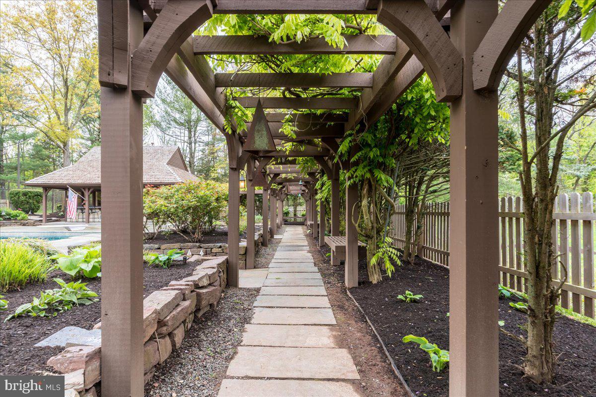 19 Rolling Hill Road Skillman, NJ 08558 - Photo 52 of 69 Wisteria Covered Arbor