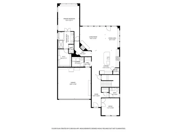 a picture of a floor plan