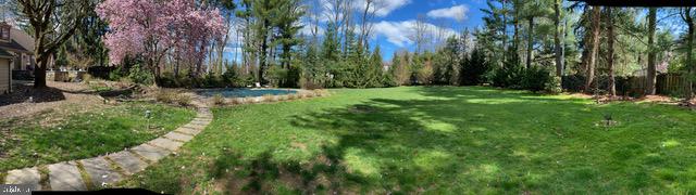 1227 Pinewood Road Villanova, PA 19085 - Photo 32 of 43 a view of a yard with palm trees