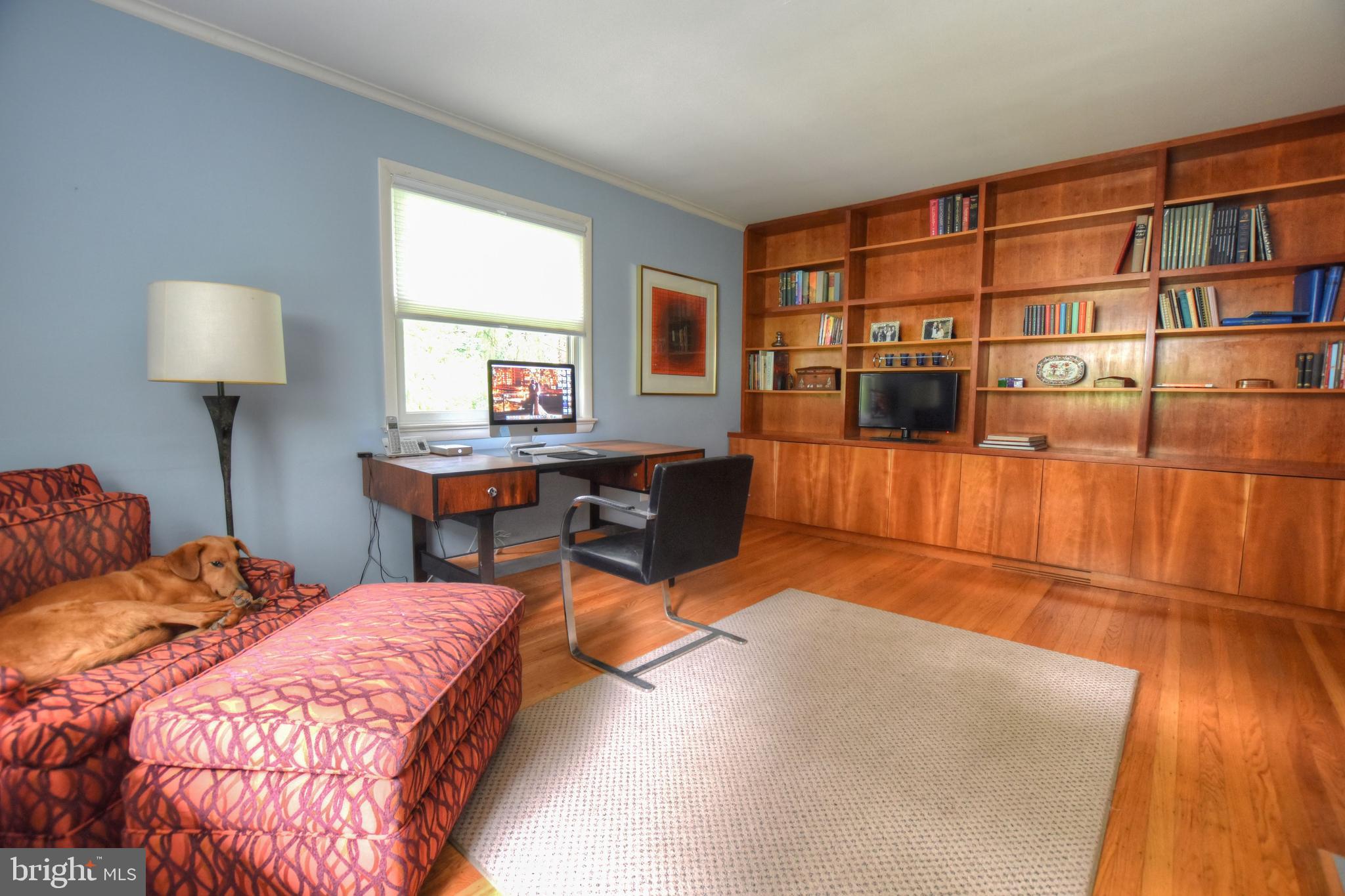 1227 Pinewood Road Villanova, PA 19085 - Photo 8 of 43 a bedroom with a bed and wooden floor