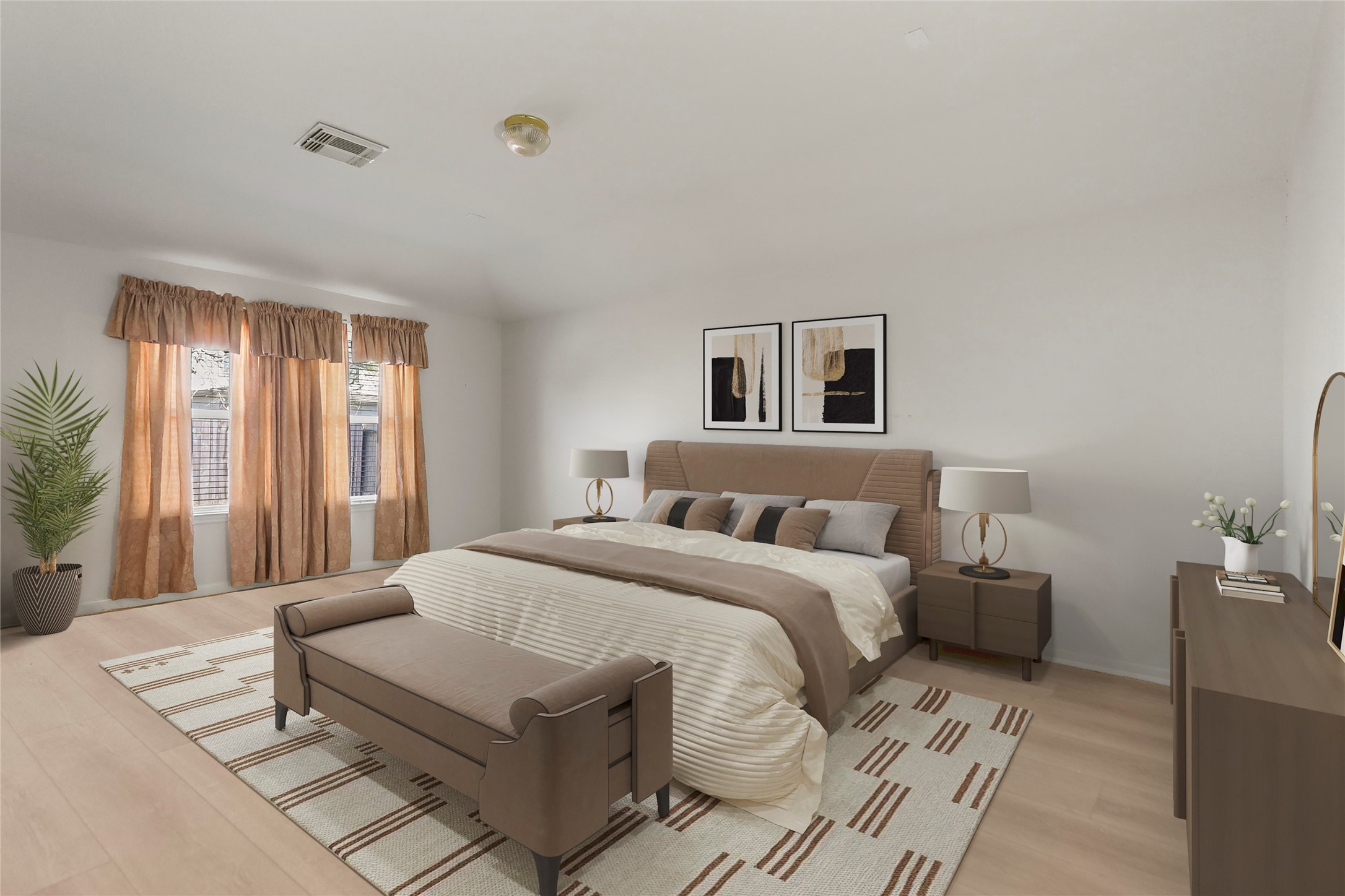 13006 Arden Ridge Lane Houston, TX 77014 - Photo 9 of 11 a bedroom with a large bed and a window