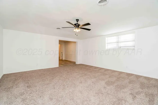 a view of an empty room